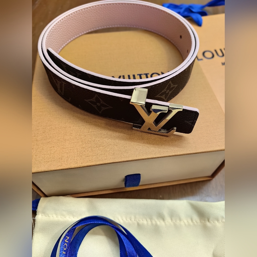 Louis Vuitton Pink Reversible Belt 30mm